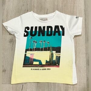 Zara Boys Sunday T-shirt Size 4Y, 104cm